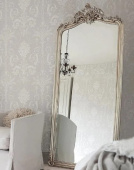 Серебряное зеркало в полный рост “Лоренцо”