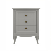 Тумба прикроватная 3 ящика М303G Grey