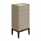 Комод высокий 5 ящиков MRS315Q Каменно-серый