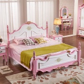 Кровать Fleur chantante, 150*200, Розовая