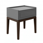  Тумба прикроватная 1 ящик MRS301G Grey 