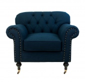 Кресло Kavita dark blue DF-1819-B1