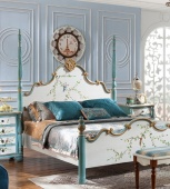 Кровать Fleur chantante, 180*200, Голубая