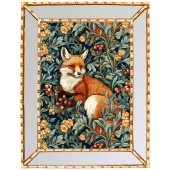 Картина «Бал сказок. Лиса» в раме «Аксель»