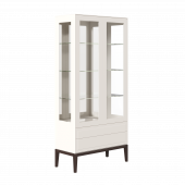 Двухдверный шкаф-витрина MRS603W Белый