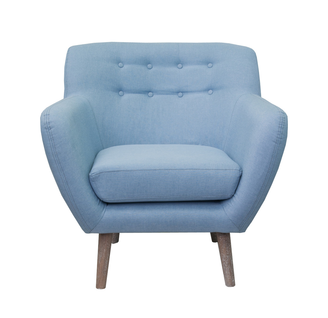 Низкое кресло Fuller Blue