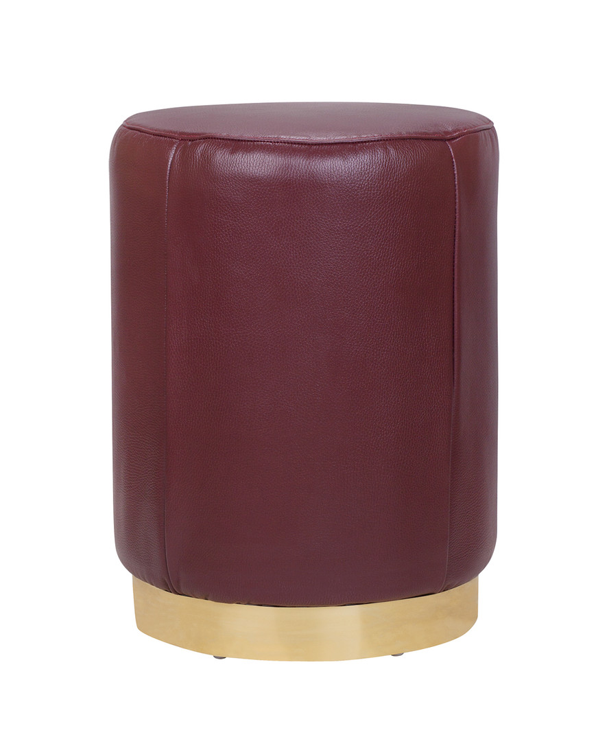 Дизайнерский пуф Topper Brown Leather