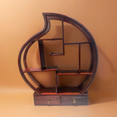 Антикварный настольный стеллаж в виде листа