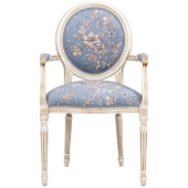 Кресло (стул с подлокотниками) «Эстер» blue