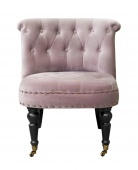 Низкое кресло Aviana pink velvet 5KS24025-P