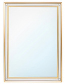 Золотое настенное зеркало “Такер”