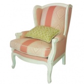 Кресло DF830 Pink (M01) Белый с эффектом старения