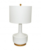 Белая настольная лампа “Ридли”