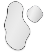 Lake Panno Black (Лэйк) Сет из 2-х зеркал 58*110, Ø41 см