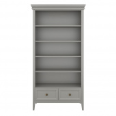 Стеллаж широкий серый