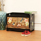 Тумба под обувь Gold, Птичка на ветке