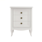 Тумба прикроватная 3 ящика М303W White