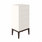 Комод высокий 5 ящиков MRS315W Белый