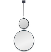 Tandem L Black (Тандем) Зеркала на подвесе в тонкой раме 40*90 см