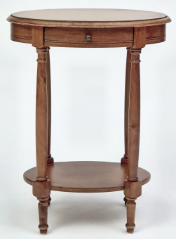 Стол кофейный овальный H835 (D71) Итальянский орех