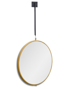 Tandem M Gold (Тандем) Зеркало на подвесе в тонкой раме 40*70 см