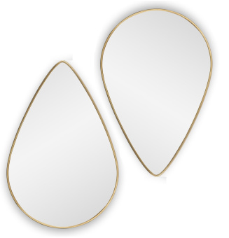Droppe Gold (Дроп) Зеркало в тонкой раме Smal 40*60см