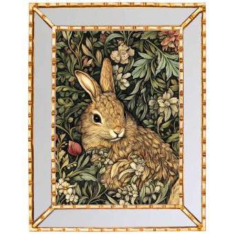 Картина «Бал сказок. Заяц» в раме «Аксель»