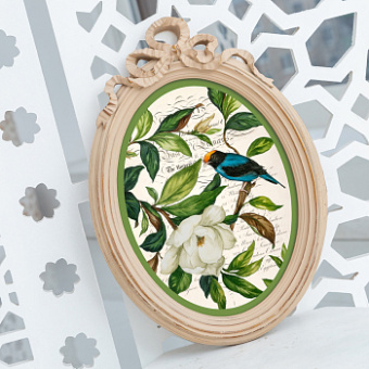 Картина «Цветущая аристократка», версия 4, в раме «Бернадетт»