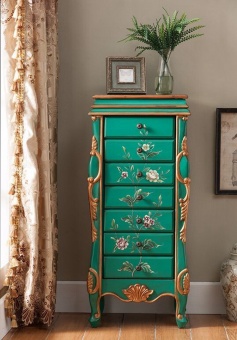 Комод для украшений Cilan, зеленый