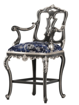 Полубарный стул Изабелла с перилами