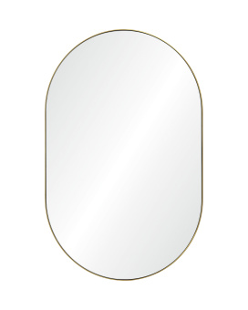 Золотое овальное зеркало “Рейли”
