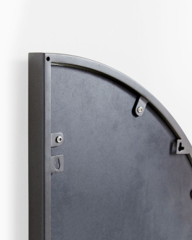 Чёрное настенное зеркало “Омаха”