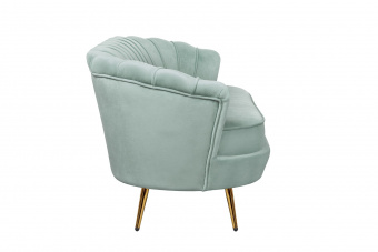 Диван ракушка для гостиниц Pearl Triple Green