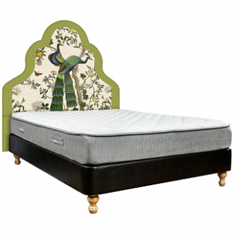Изголовье для кровати «Индокитайский зелёный павлин»