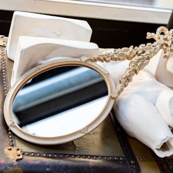 Зеркало настенное «Аморет» (антик беж)