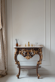 Консоль Изабелла для ванной две ножки