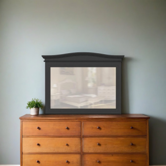 Зеркало прямоугольное(горизонтальное)  М104BL  Black