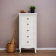 Комод высокий 5 ящиков М315W White