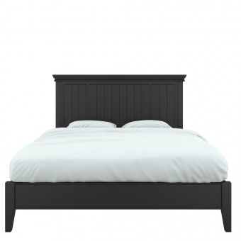 Кровать с жесткой спинкой 180x200 черная