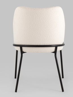 Стул Кози ткань букле молочный