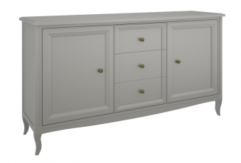 Комод широкий 3 ящика и 2 двери М403G Grey