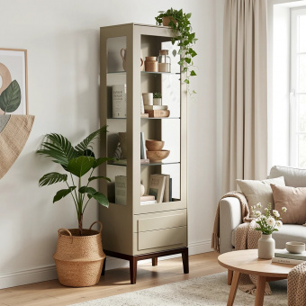 Витрина левая L MRS601L/Q Каменно-серый