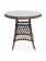 "Эспрессо" плетеный круглый стол, диаметр 80 см, цвет коричневый