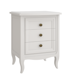 Тумба прикроватная 3 ящика М303W White