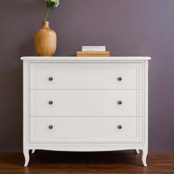 Комод 3 ящика  М404W White