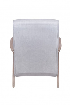 Низкое кресло Fobos light grey