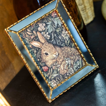 Картина «Бал сказок. Заяц» в раме «Аксель»