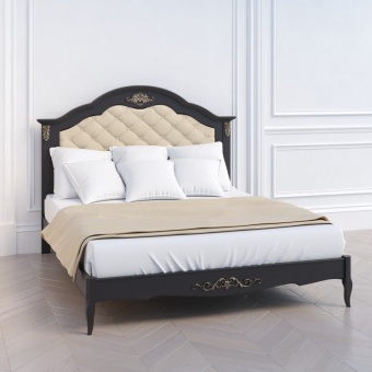 Кровать 160*200 с мягким изголовьем  В216BL