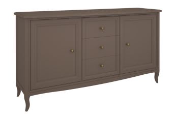 Комод широкий 3 ящика и 2 двери М403Q Quartz