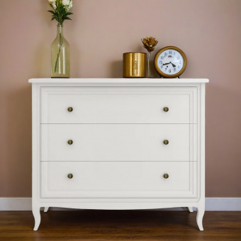 Комод 3 ящика  М404W White